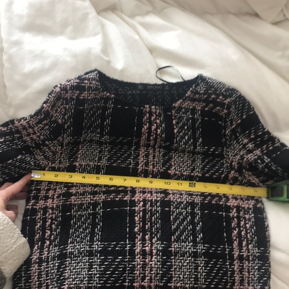 tweed skirt set zara